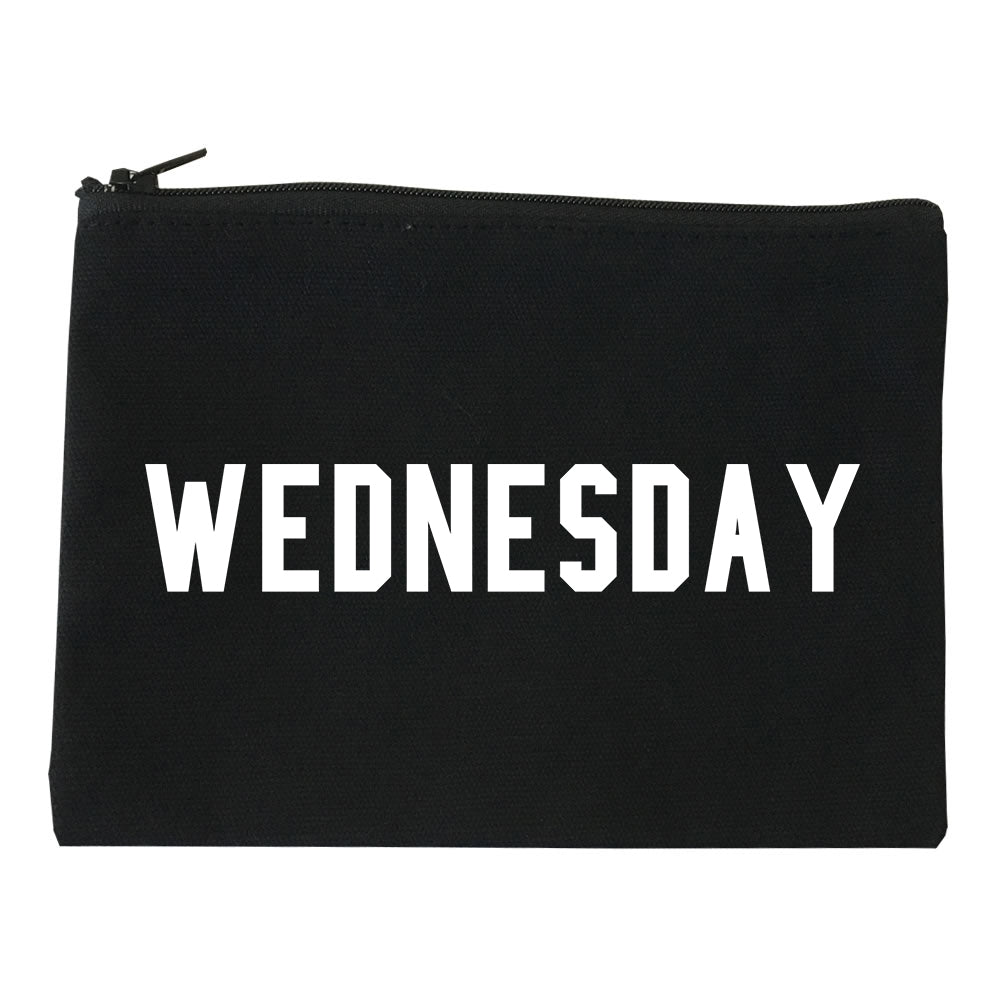 Wednesday Days Of The Week black Makeup Bag
