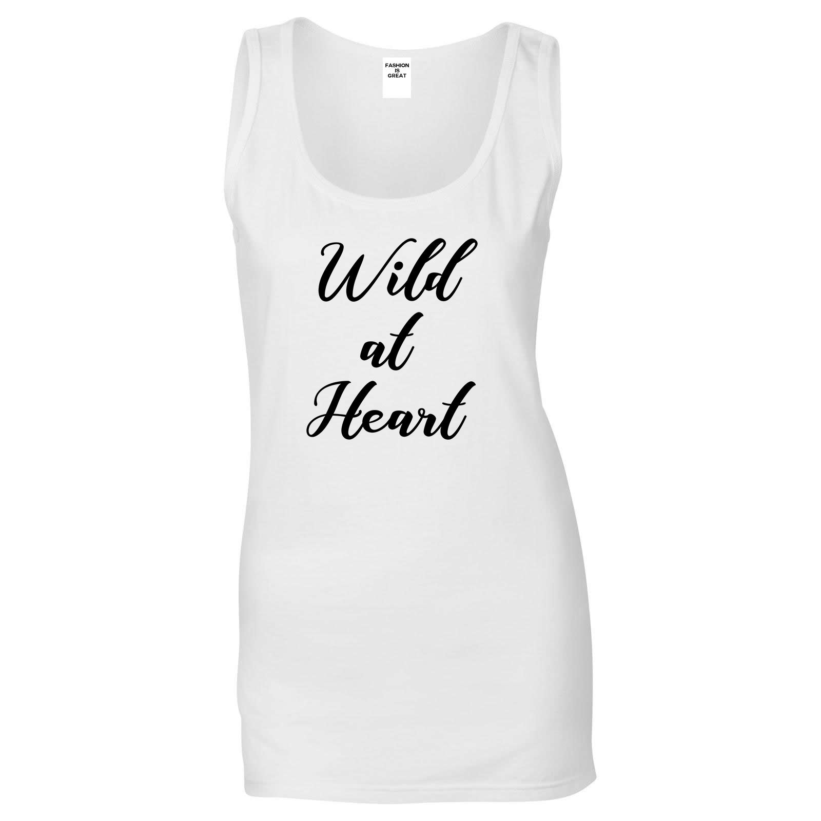 Wild At Heart White Tank Top