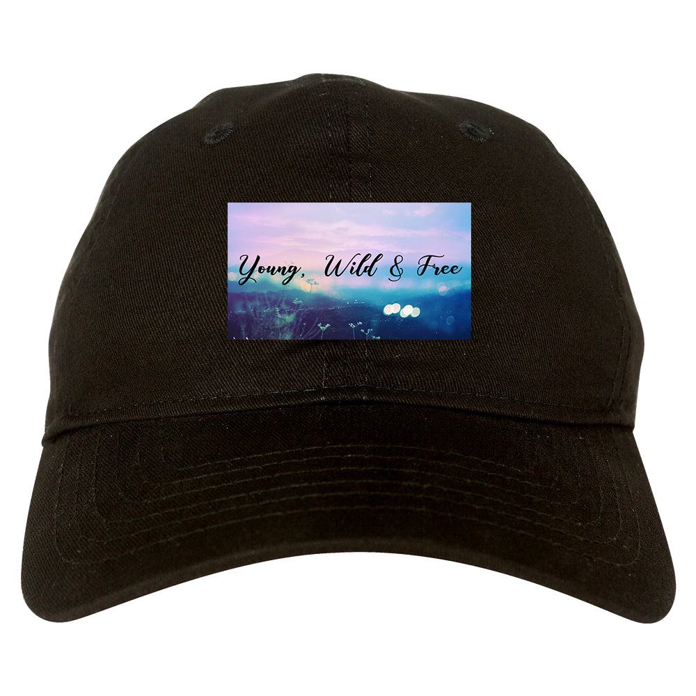Young Wild Free Spirit black dad hat