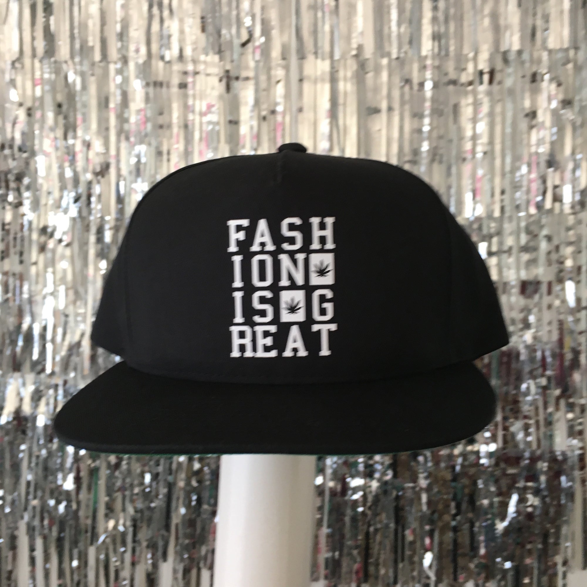 Fashionisgreat Weed Leaf Box Snapback
