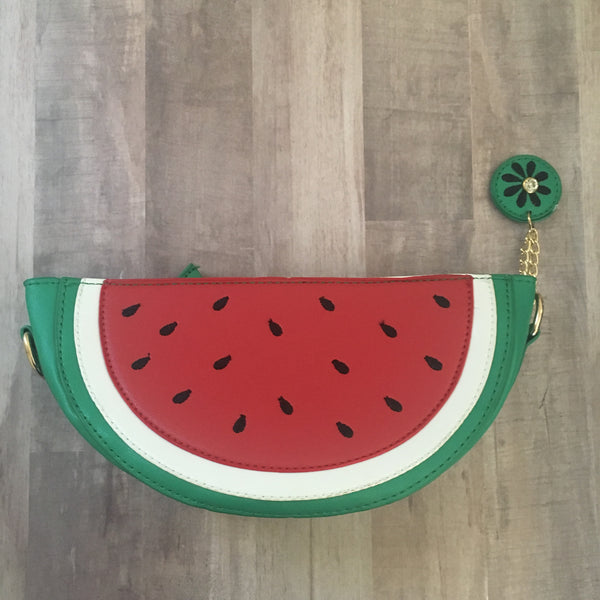 Watermelon Slice Crossbody Bag