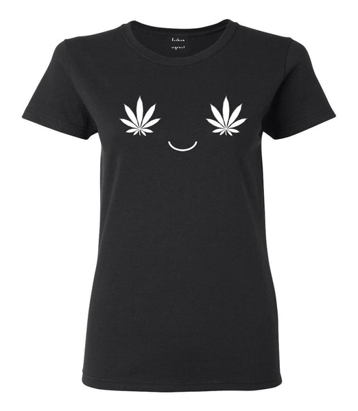 Weed Smiley Face T-shirt