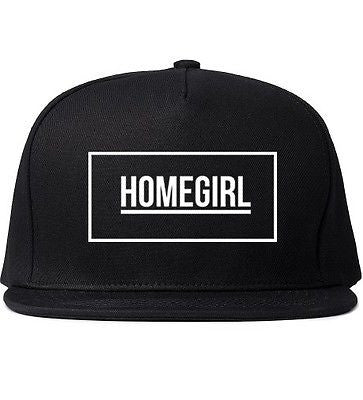 Homegirl Snapback Hat Black