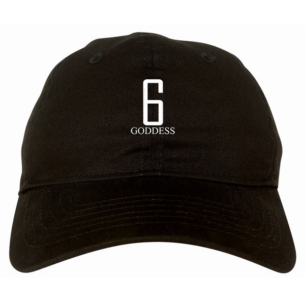6 Goddess Dad Hat Black
