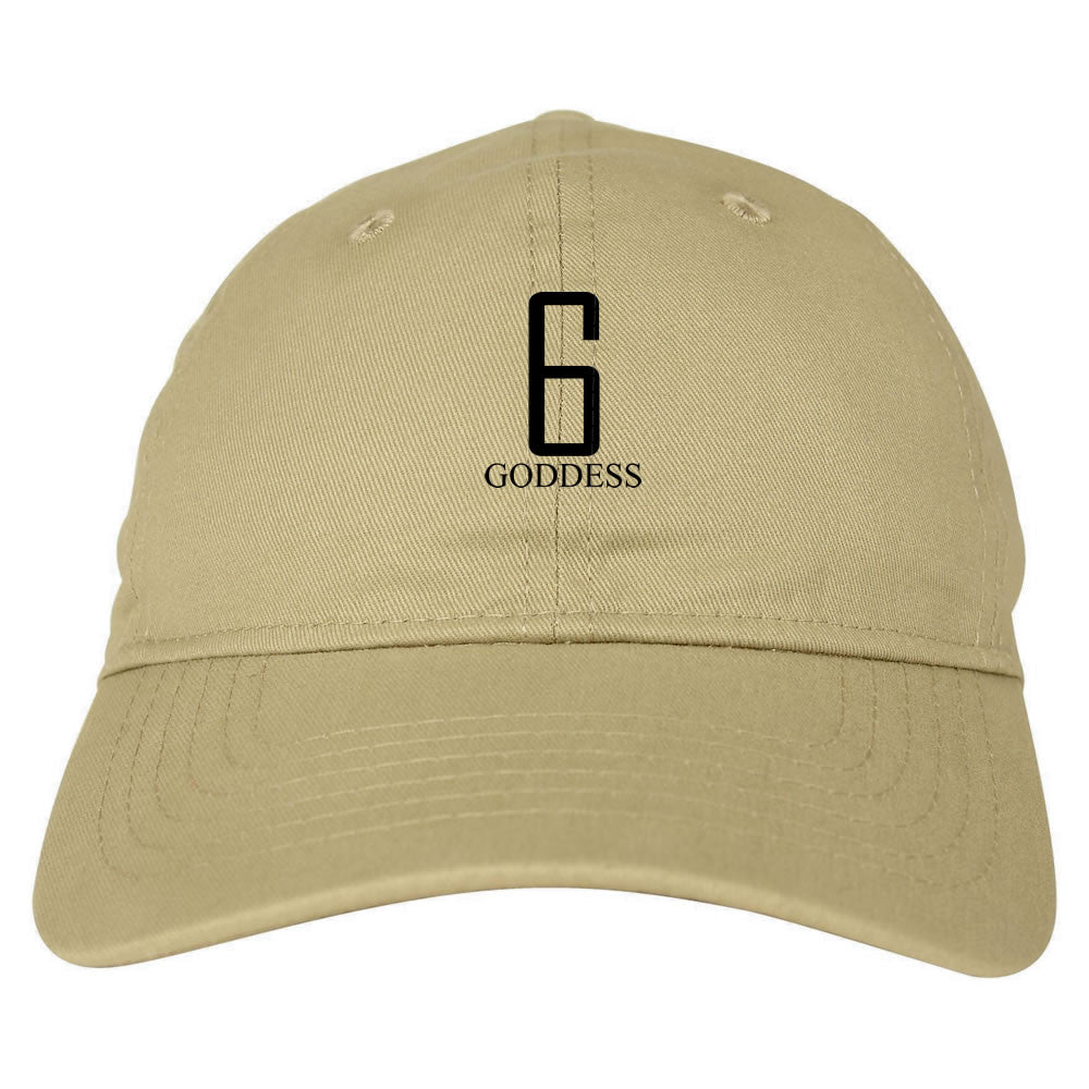 6 Goddess Dad Hat Khaki