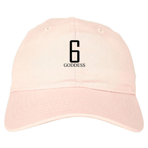 6 Goddess Dad Hat Pink