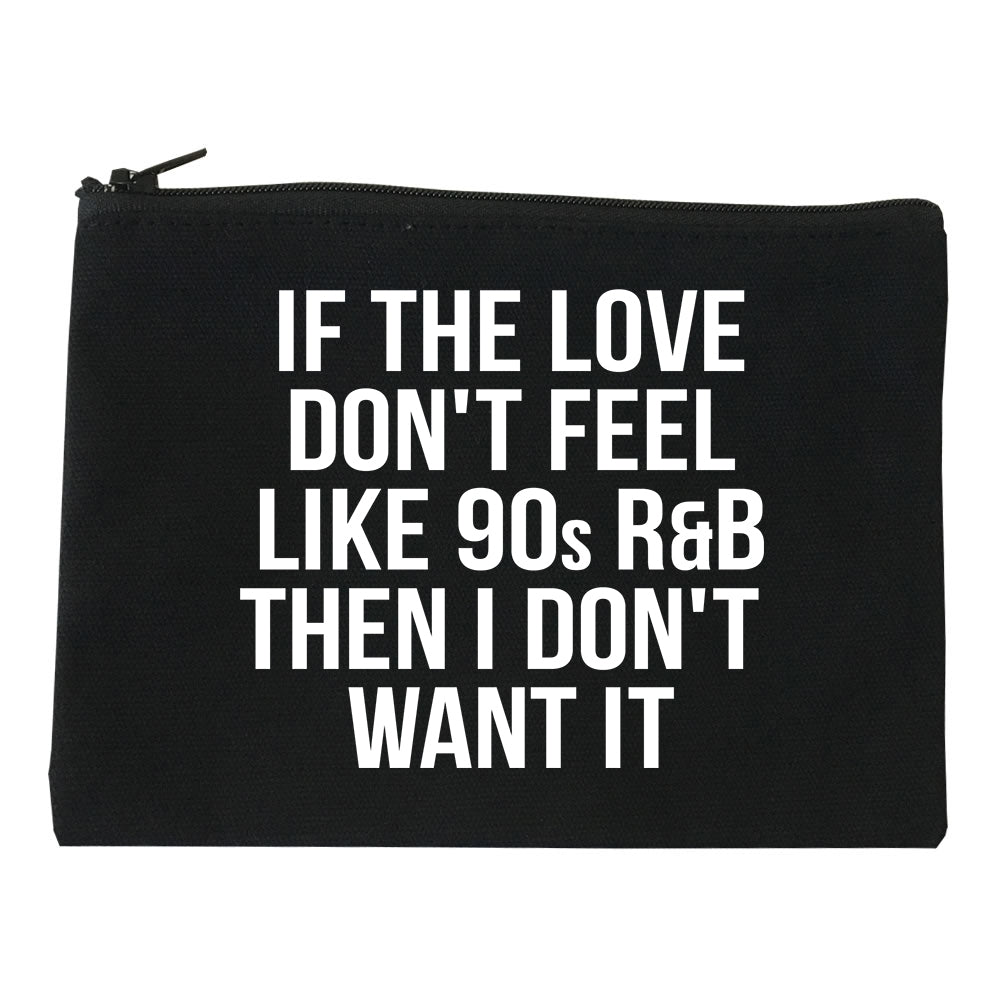 90s RnB Love black Makeup Bag