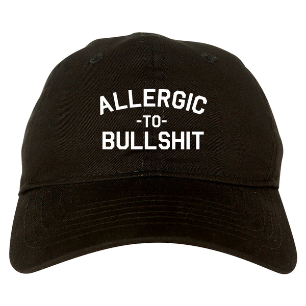 Allergic To Bullshit Funny black dad hat