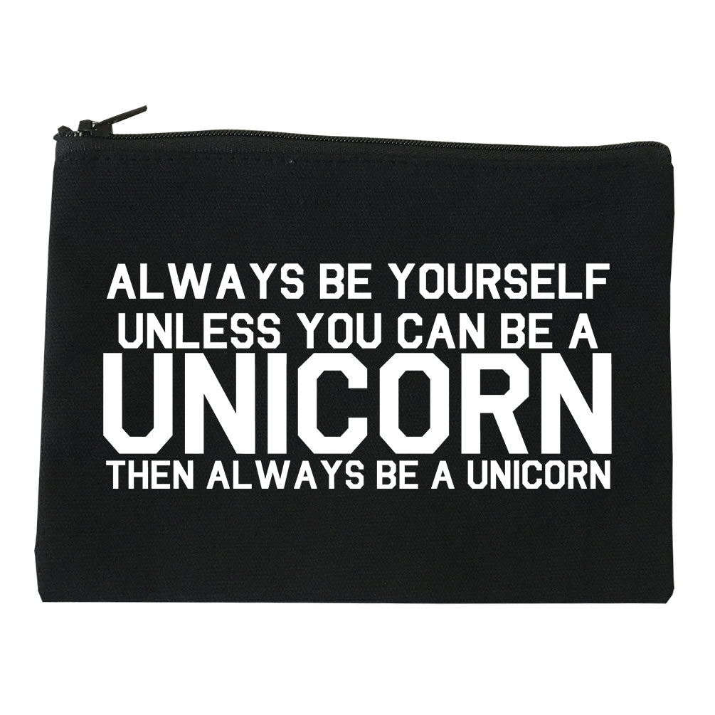 Always Be Yourself Unless You Can Be A Unicorn Makeup Bag Red