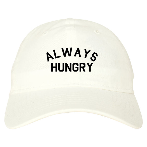 Always Hungry Food white dad hat