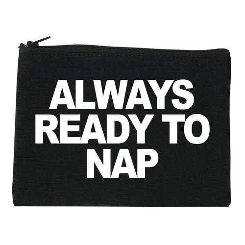 Always Ready To Nap Makeup Bag Red