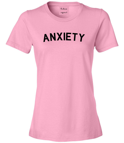 Anxiety Anxious Pink T-Shirt