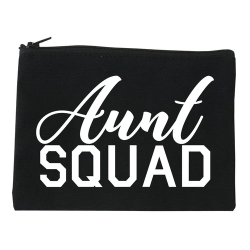 Aunt Squad Auntie Black Makeup Bag