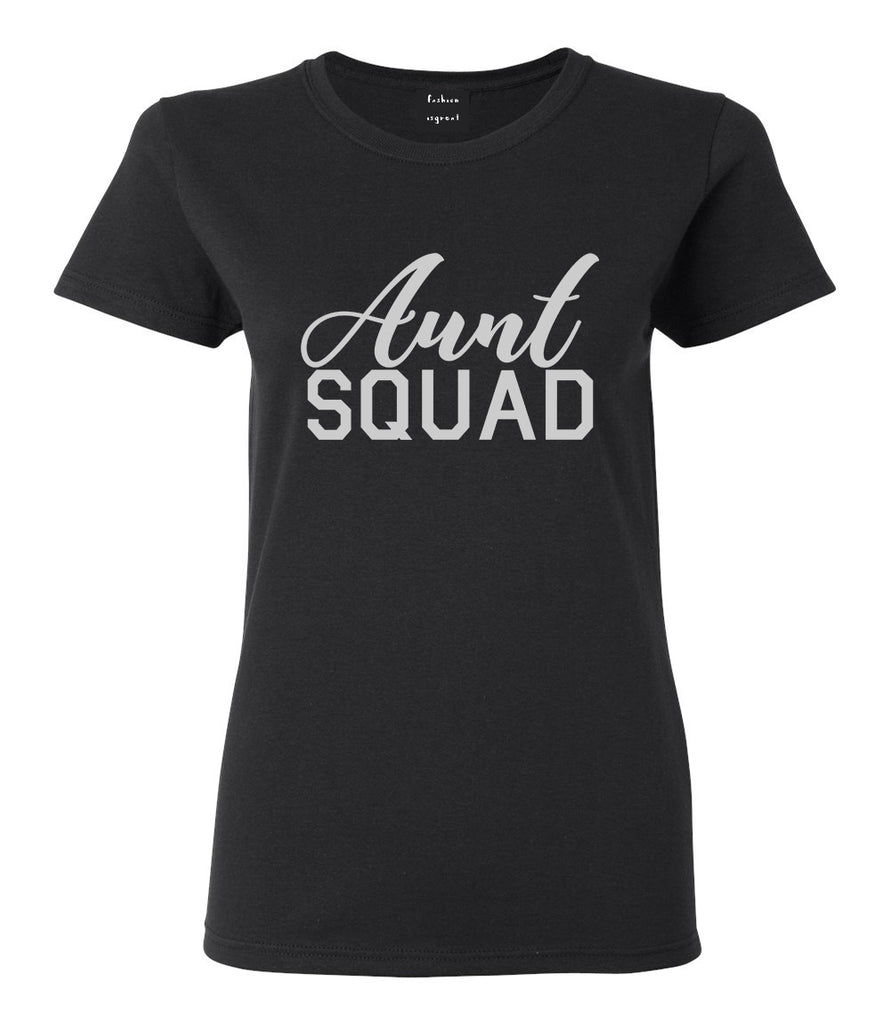 Aunt Squad Auntie Black T-Shirt