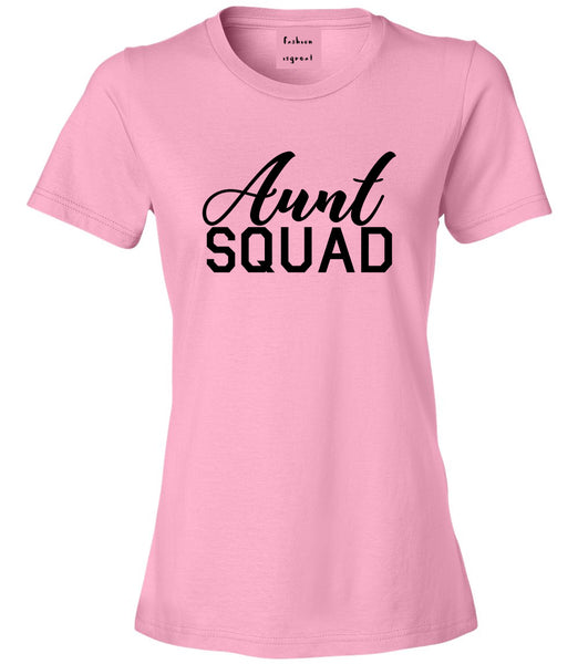 Aunt Squad Auntie Pink T-Shirt