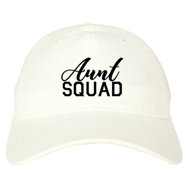 Aunt Squad Auntie White Dad Hat