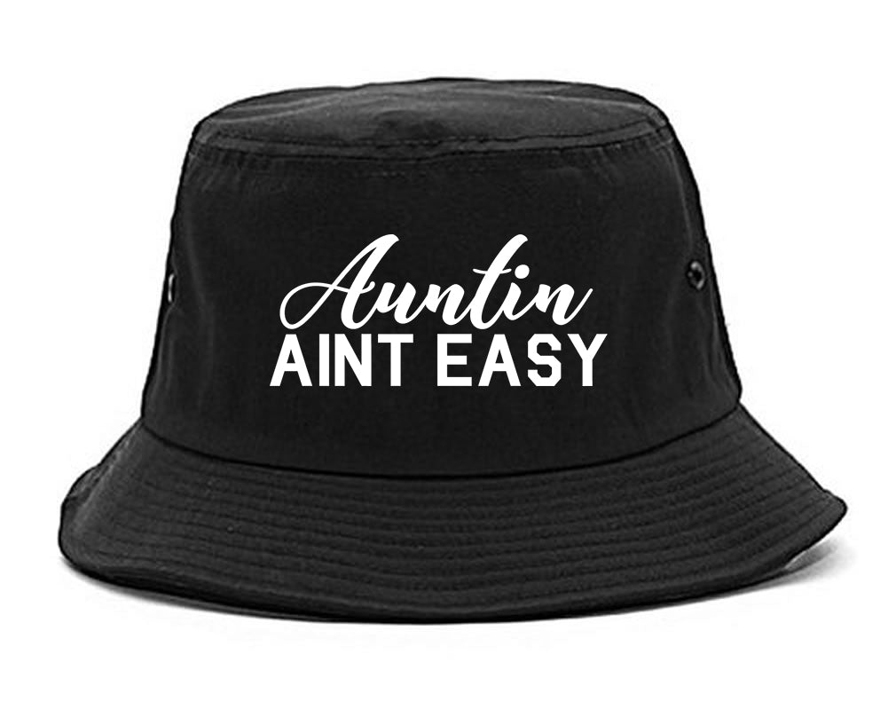 Auntin Aint Easy Aunt Black Bucket Hat