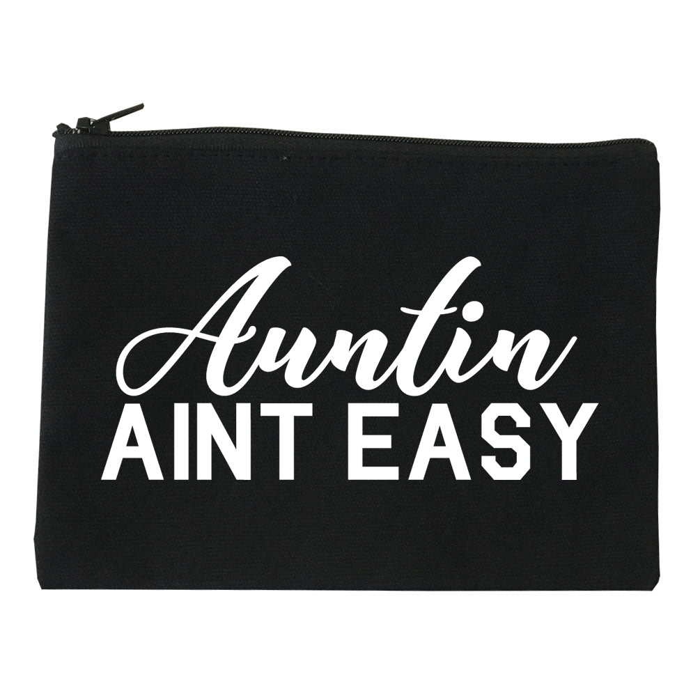 Auntin Aint Easy Aunt Black Makeup Bag