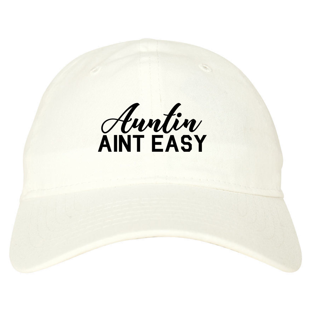 Auntin Aint Easy Aunt White Dad Hat
