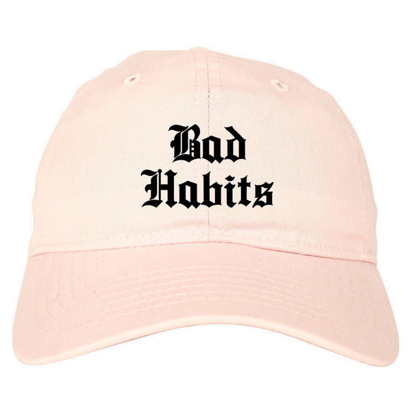 Bad Habits Goth pink dad hat
