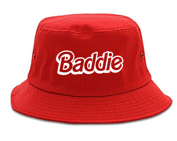 Baddie Bad Girl Bucket Hat Red