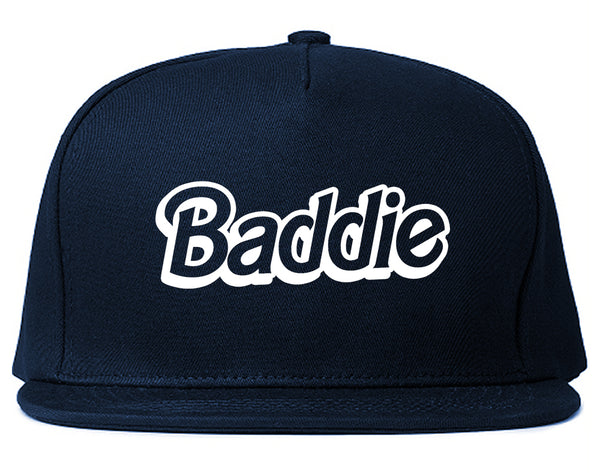 Baddie Bad Girl Snapback Hat Blue