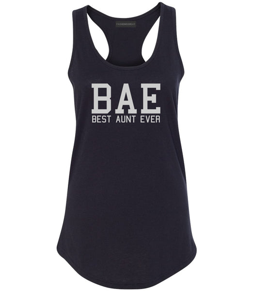Bae Best Aunt Ever Black Womens Racerback Tank Top