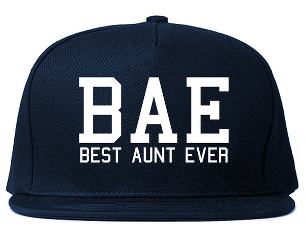 Bae Best Aunt Ever Blue Snapback Hat