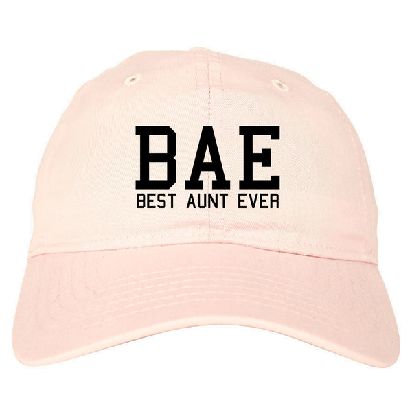 Bae Best Aunt Ever pink dad hat