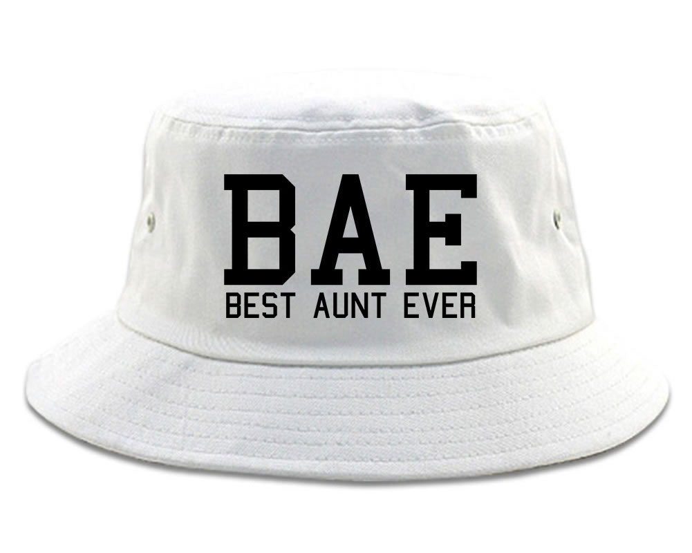 Bae Best Aunt Ever white Bucket Hat