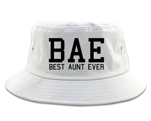 Bae Best Aunt Ever white Bucket Hat