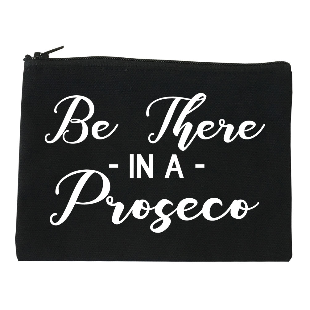 Be There In A Proseco Wine Black Makeup Bag