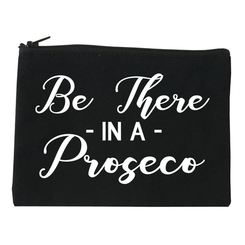 Be There In A Proseco Wine Black Makeup Bag