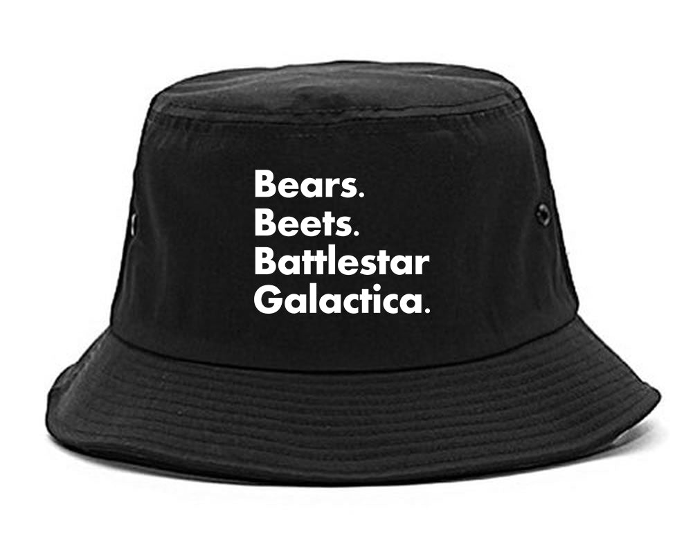 Bears Beets Battlestar Galactica Black Bucket Hat