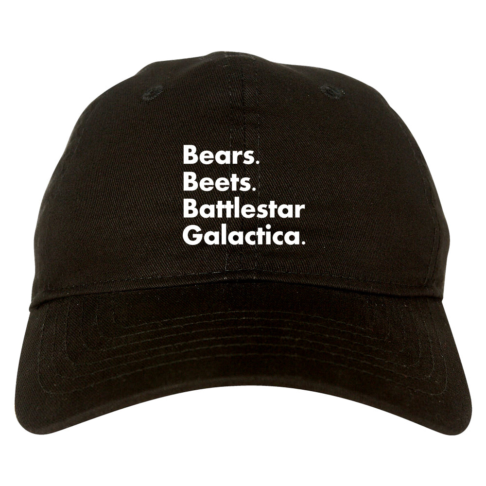 Bears Beets Battlestar Galactica Black Dad Hat