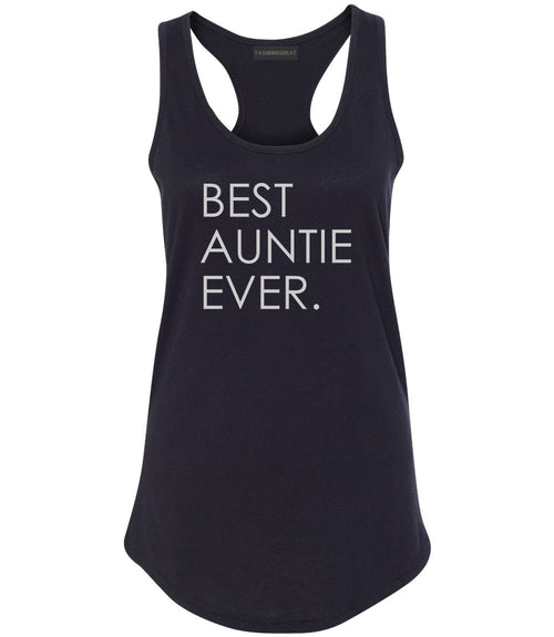 Best Auntie Ever Black Womens Racerback Tank Top