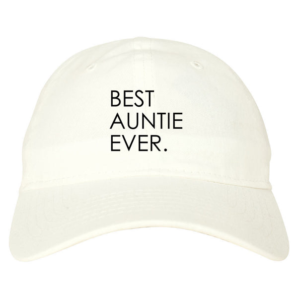 Best Auntie Ever white dad hat