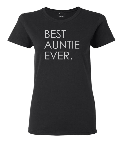 Best Auntie Ever Black Womens T-Shirt