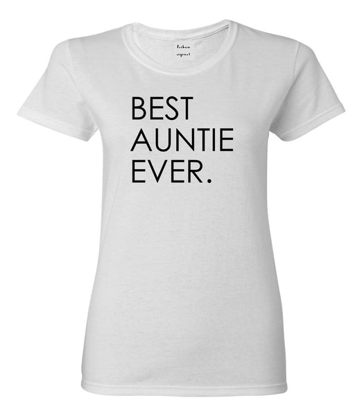 Best Auntie Ever White Womens T-Shirt