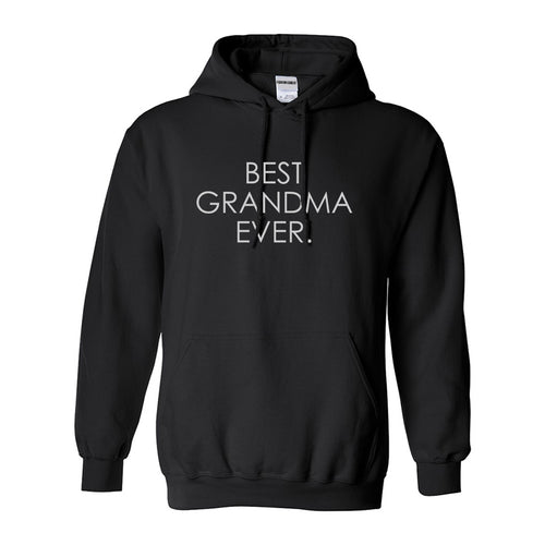 Best Grandma Ever Mom Gift Black Womens Pullover Hoodie