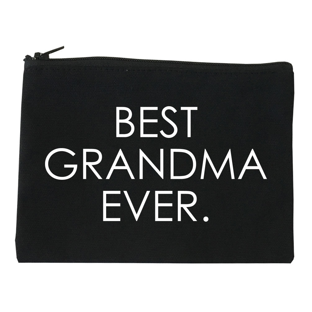 Best Grandma Ever Mom Gift black Makeup Bag