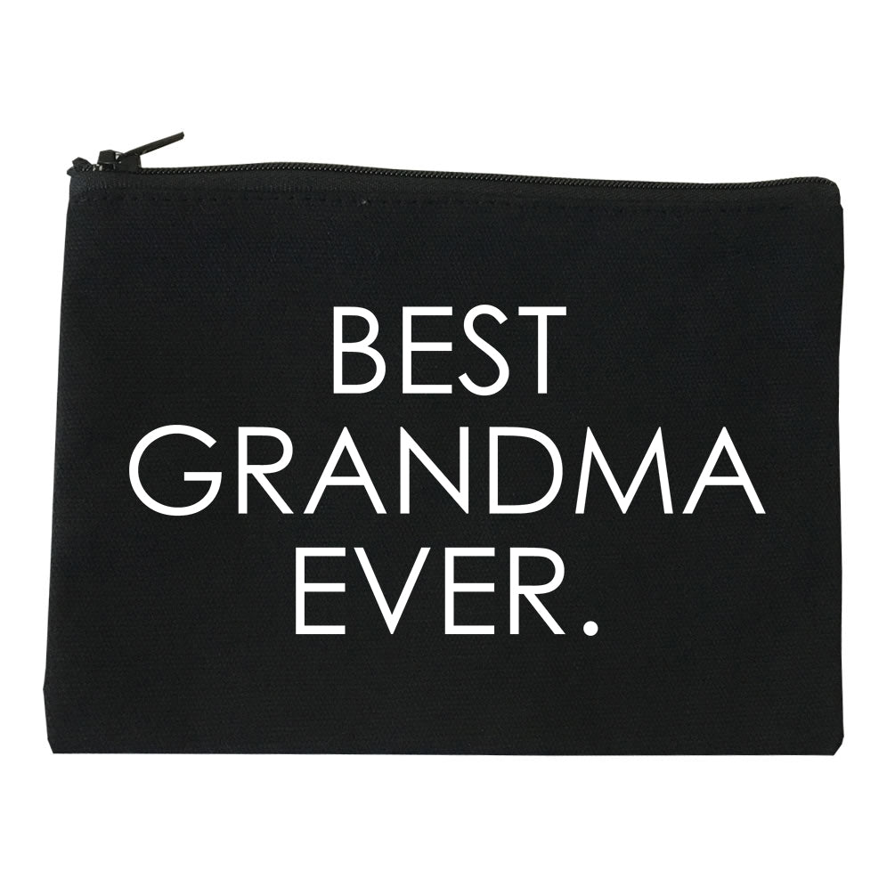 Best Grandma Ever Mom Gift black Makeup Bag