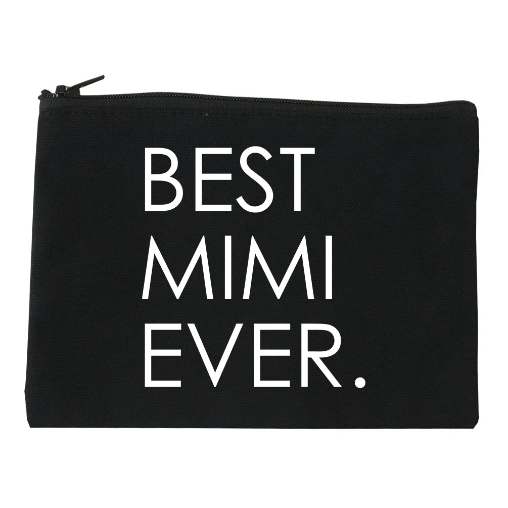 Best Mimi Ever Gift For Grandma Makeup Bag Red
