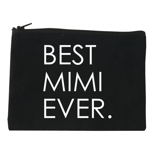 Best Mimi Ever Gift For Grandma Makeup Bag Red