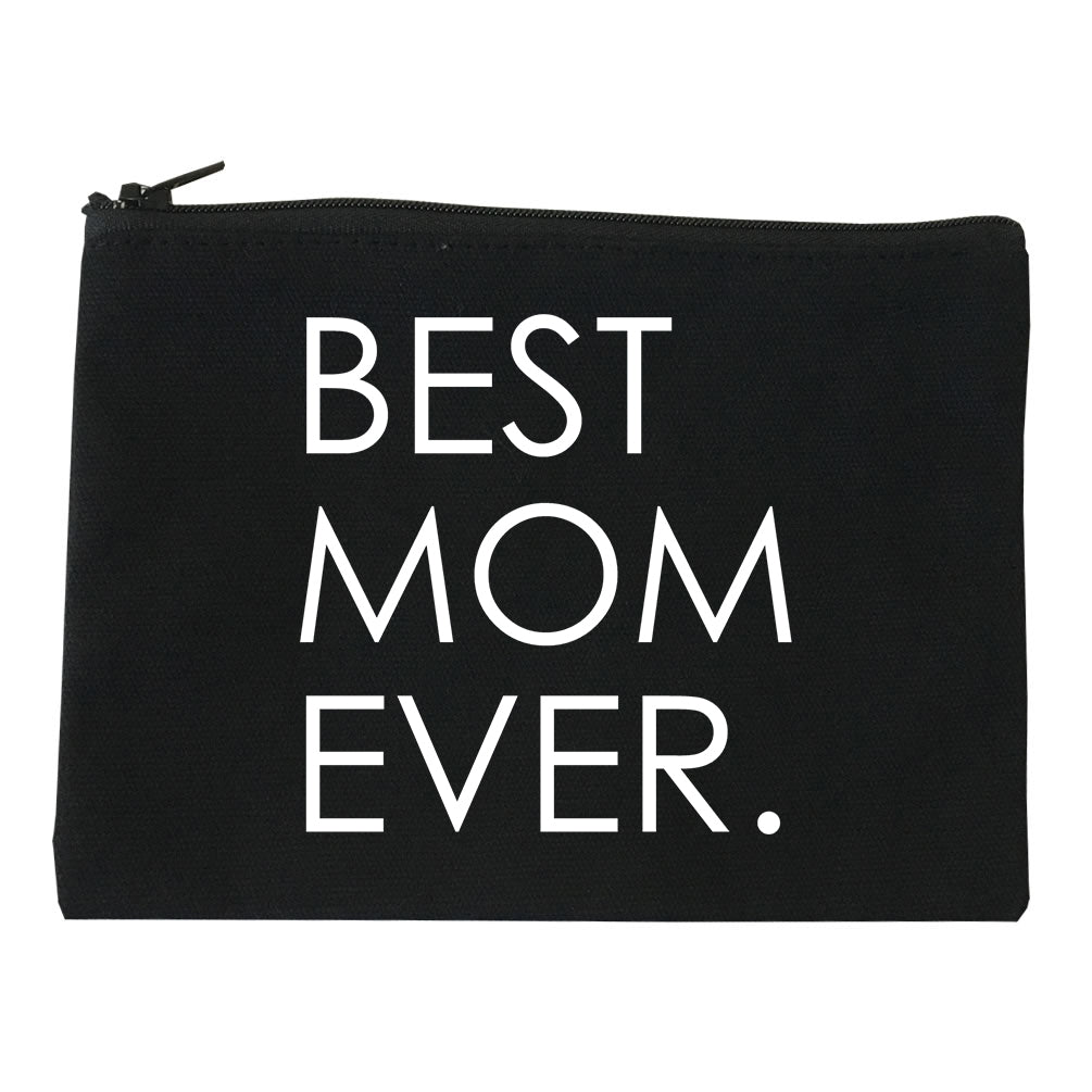 Best Mom Ever Mother Gift black Makeup Bag