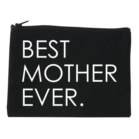 Best Mother Ever Mom Gift black Makeup Bag
