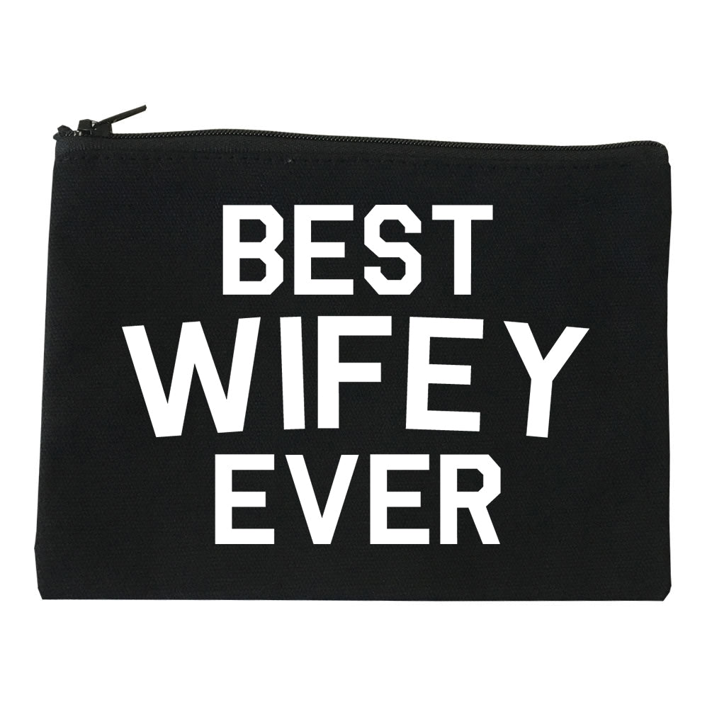 Best Wifey Ever Wife  Makeup Bag Red