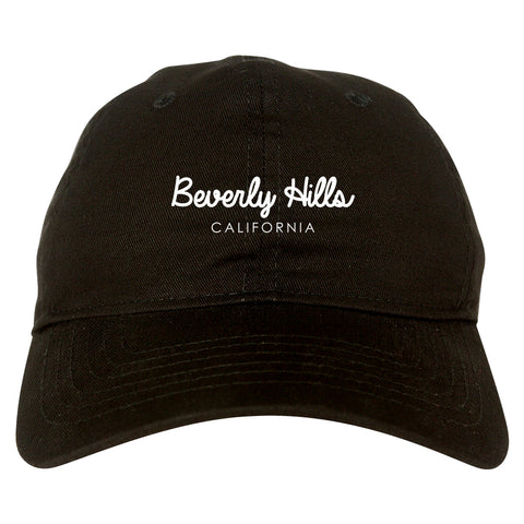 Beverly Hills California Dad Hat Black