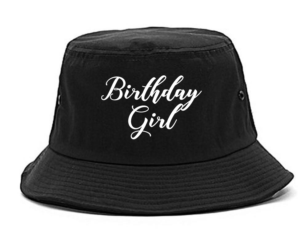 Birthday Girl Party black Bucket Hat