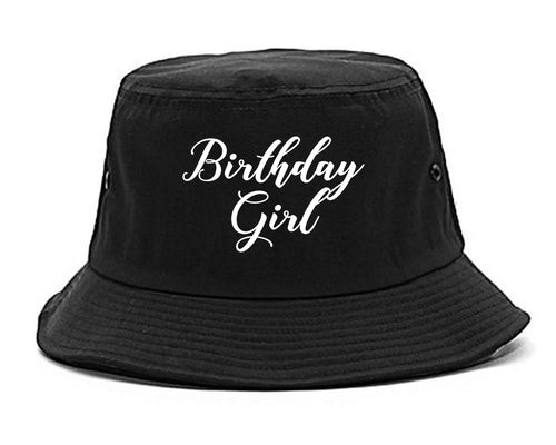 Birthday Girl Party black Bucket Hat